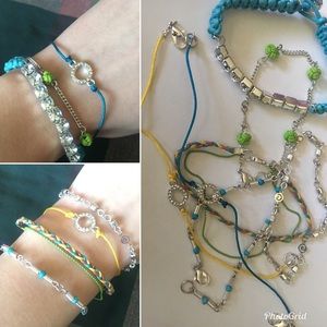 Girl's set of 7 bracelets